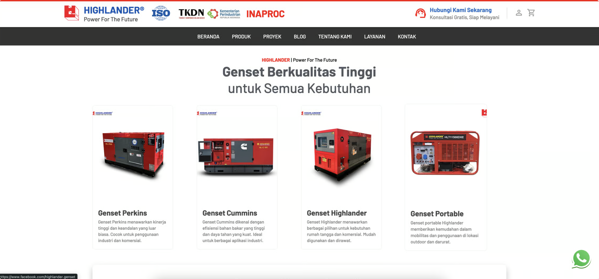 Dokumentasi project HIGHLANDER